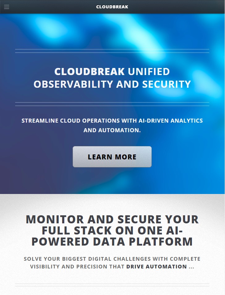 CloudBreak Software Site